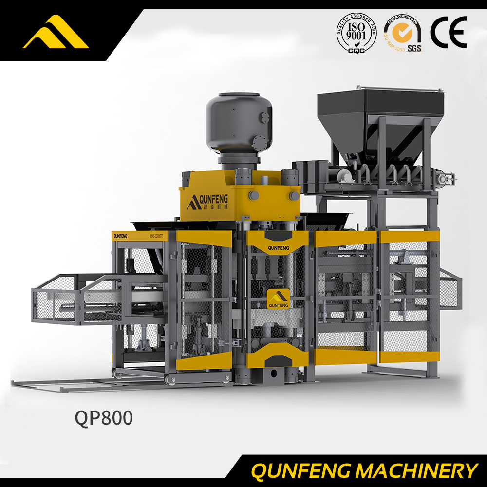Máquina para fabricar ladrillos con prensa hidráulica QP800