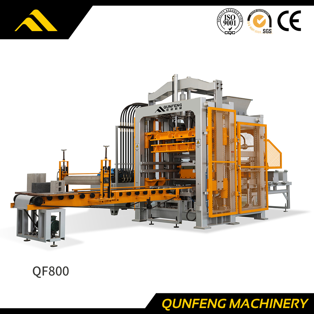 Máquina para fabricar bloques de China serie QF (QF800)