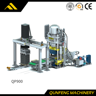 Máquina de bloques de prensa hidráulica totalmente automática QP900