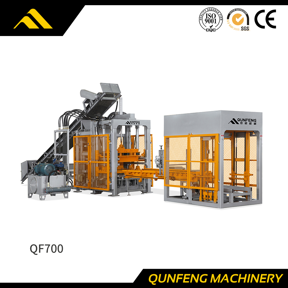Máquina para fabricar bloques serie QF en China (QF700)