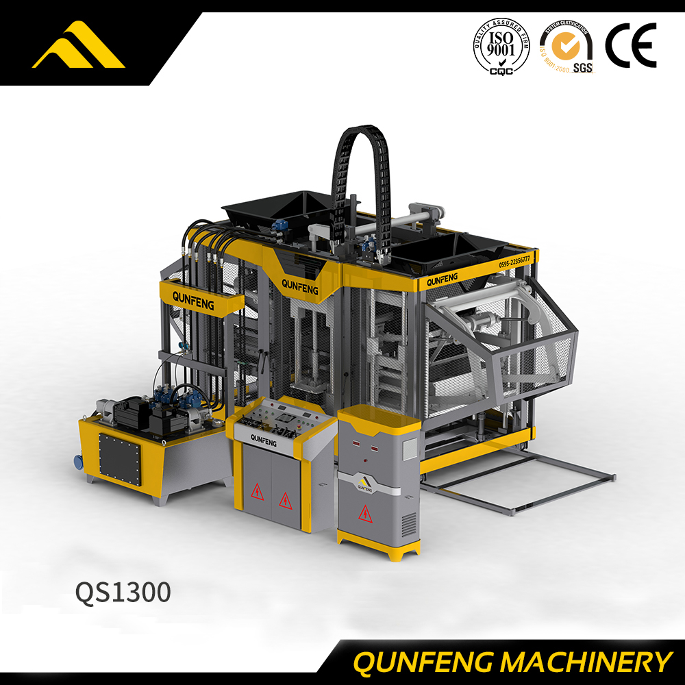 Máquina automática para fabricar bloques de hormigón serie 'supersónica' (QS1300)
