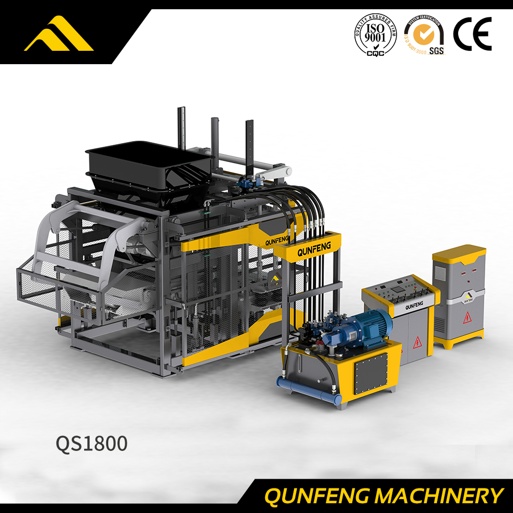Serie 'supersónica' de máquina para fabricar ladrillos servo (QS1800)