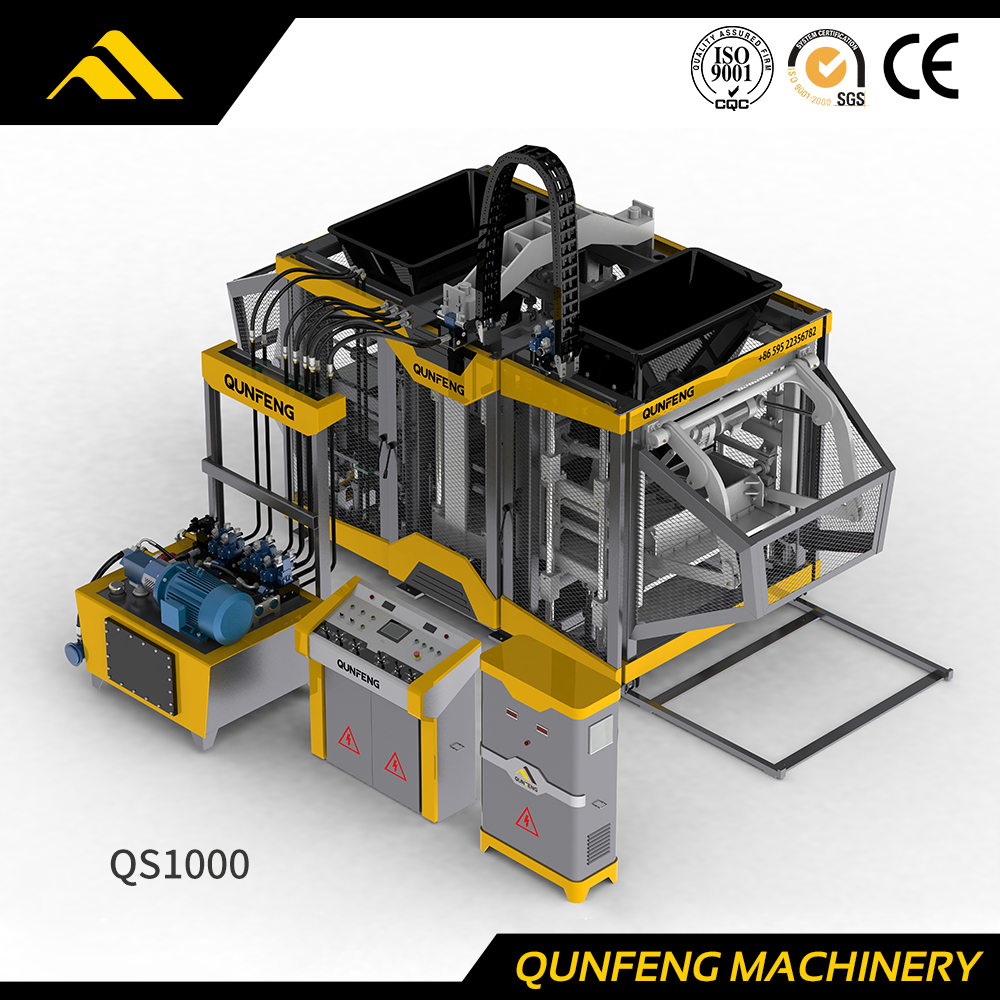 Máquina bloquera servovibradora serie 'supersónica'(QS1000)